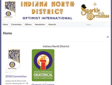 Tablet Screenshot of indiananorthdistrict.org